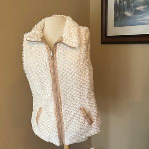 Reversible Cozy Vest With Pockets Size L